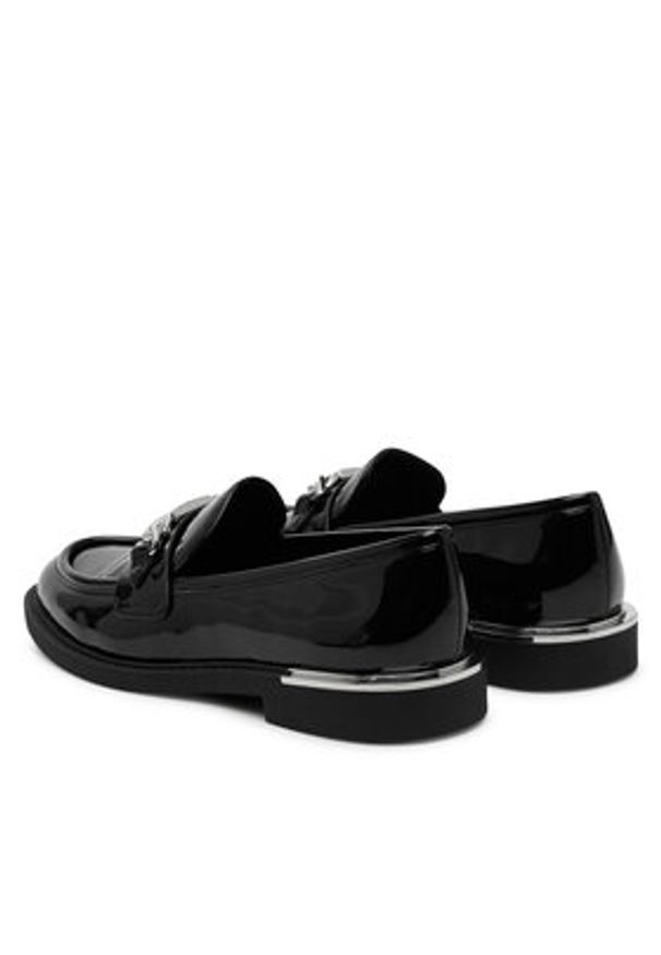 DKNY Lordsy K1576393 Czarny. Kolor: czarny. Materiał: skóra