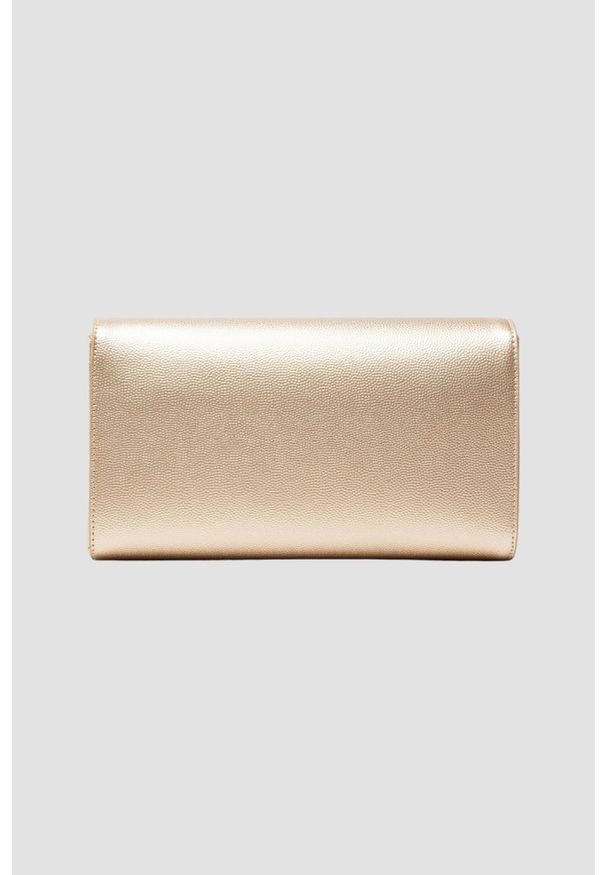 Valentino by Mario Valentino - VALENTINO Złota duża kopertówka Pochette. Kolor: złoty