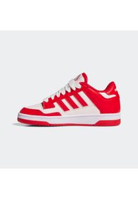 Adidas - Buty sportowe dla dzieci ADIDAS Rapid court low. Zapięcie: sznurówki. Kolor: biały, czerwony, wielokolorowy. Materiał: kauczuk #1