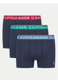 U.S. Polo Assn. Komplet 3 par bokserek MUP4078 Granatowy. Kolor: niebieski. Materiał: bawełna