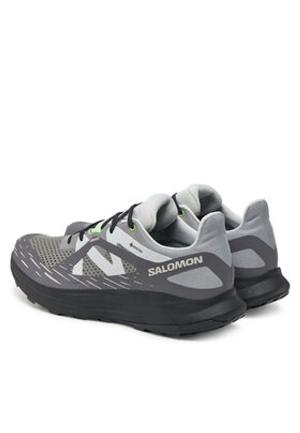 salomon - Salomon Buty do biegania Ultra Flow Gore-Tex L47692700 Szary. Kolor: szary. Materiał: materiał. Technologia: Gore-Tex