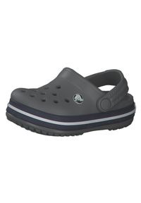 Buty do chodzenia niemowlęce Crocs Crocband Clog. Kolor: szary. Materiał: materiał, syntetyk. Styl: sportowy #1