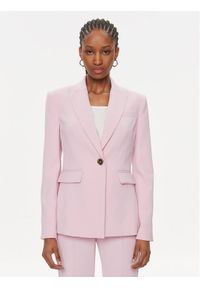 Pinko Marynarka 100180 A14I Różowy Regular Fit. Kolor: różowy. Materiał: syntetyk