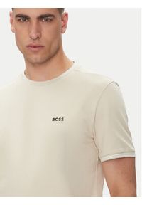 BOSS T-Shirt Taul 50521245 Beżowy Regular Fit. Kolor: beżowy. Materiał: bawełna #4