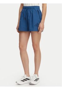 Adidas - adidas Szorty sportowe Z.N.E. KF0579 Granatowy Loose Fit. Kolor: niebieski. Materiał: syntetyk #1