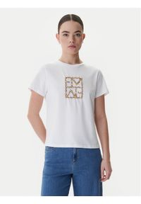 Marella T-Shirt Tema 2615971031 Biały Regular Fit. Kolor: biały. Materiał: bawełna #1
