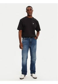 Guess Jeans T-Shirt M4YI46 K8FQ4 Czarny Regular Fit. Kolor: czarny. Materiał: bawełna #4