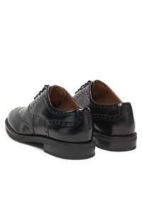 TOMMY HILFIGER - Tommy Hilfiger Półbuty Hilfiger Vogue FM0FM05766 Czarny. Kolor: czarny. Materiał: skóra #4