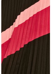 DKNY - Dkny - Spódnica. Okazja: na co dzień. Kolor: czarny. Materiał: tkanina, poliester. Styl: casual #4