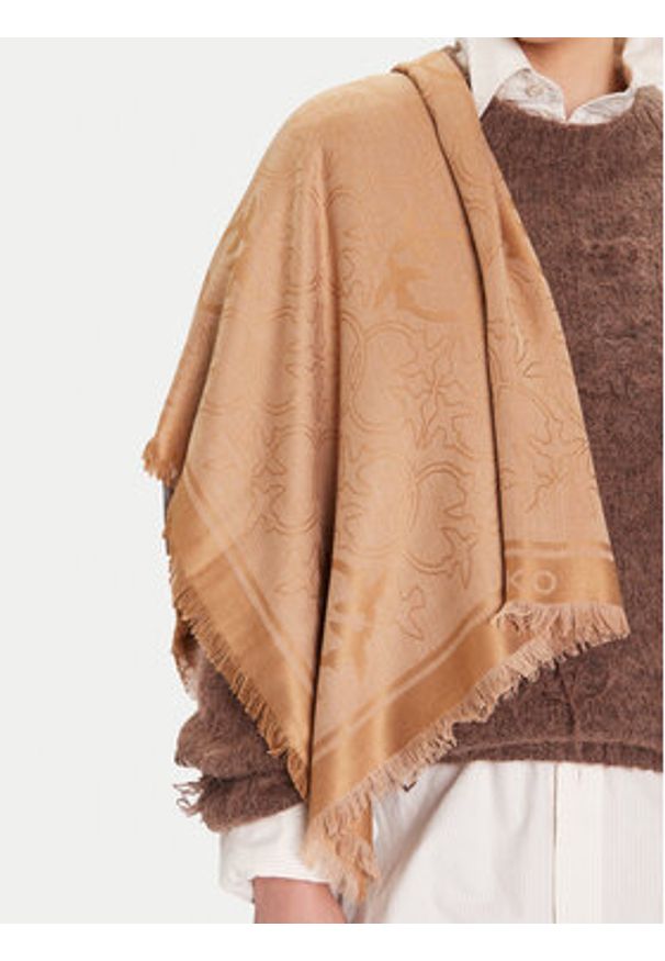 Pinko - PINKO Chusta 106017 A2ZH Beżowy. Kolor: beżowy. Materiał: wiskoza, materiał