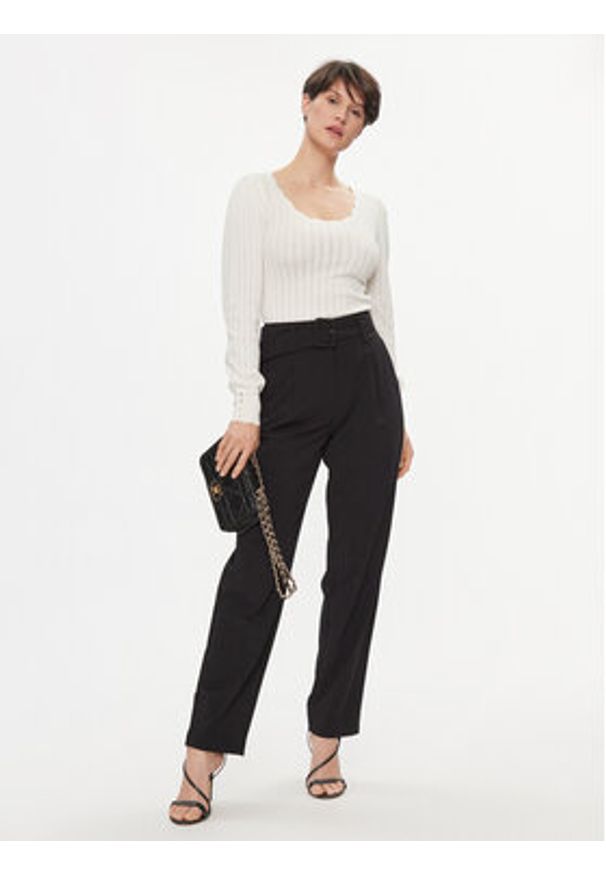 only - ONLY Sweter Meddi 15311544 Biały Regular Fit. Kolor: biały. Materiał: syntetyk