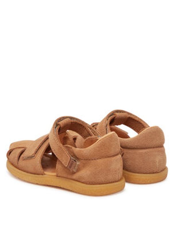 Mrugała Sandały Mio 1220/5-24 Beżowy. Kolor: beżowy. Materiał: zamsz, skóra