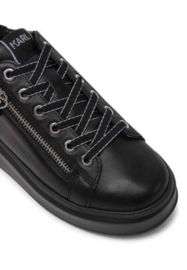 Karl Lagerfeld - KARL LAGERFELD Sneakersy Ankapri KL63527 Czarny. Kolor: czarny. Materiał: skóra