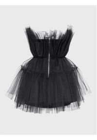 Kontatto Sukienka koktajlowa BO135 Czarny Regular Fit. Kolor: czarny. Materiał: syntetyk. Styl: wizytowy #3