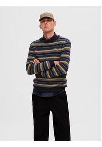 Selected Homme Sweter 16090720 Kolorowy Regular Fit. Materiał: bawełna. Wzór: kolorowy #3