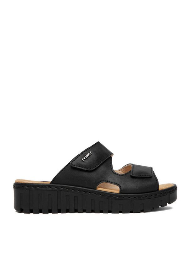 Rieker Klapki CEO-V1392-00 Czarny. Kolor: czarny. Materiał: materiał