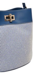 Furla Torebka Amelia M Bucket WB01953 BX4421 CN 4296S Granatowy. Kolor: niebieski. Materiał: skórzane #5