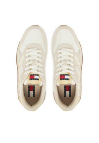 Tommy Jeans Sneakersy Tjw Eva Runner Light EN0EN02741 Beżowy. Kolor: beżowy. Materiał: zamsz, skóra #4