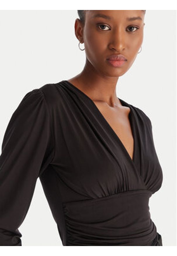 ACCESS FASHION Body 54-2018-324 Czarny Slim Fit. Kolor: czarny. Materiał: syntetyk