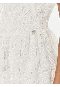 Fracomina Sukienka koszulowa FR24SD2004W62501 Biały Regular Fit. Kolor: biały. Materiał: syntetyk. Typ sukienki: koszulowe #4