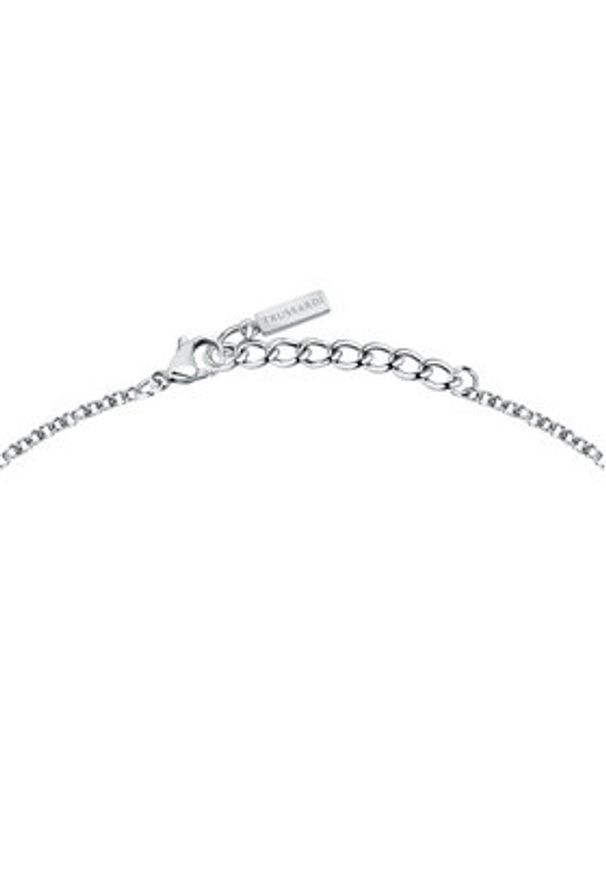 Trussardi Jeans - Trussardi Naszyjnik TJAXC04 Srebrny. Materiał: metalowe. Kolor: srebrny