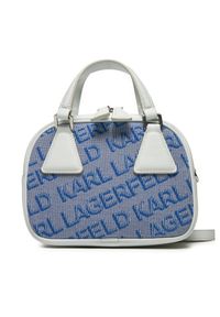 Karl Lagerfeld - Torebka KARL LAGERFELD. Kolor: niebieski