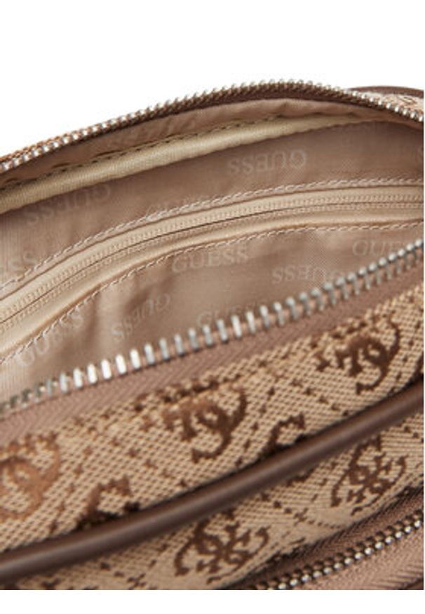 Guess Saszetka HMMISTP5160 Beżowy. Kolor: beżowy. Materiał: skóra