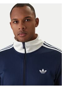 Adidas - adidas Bluza adicolor Classic KE3526 Granatowy Slim Fit. Kolor: niebieski. Materiał: bawełna #4