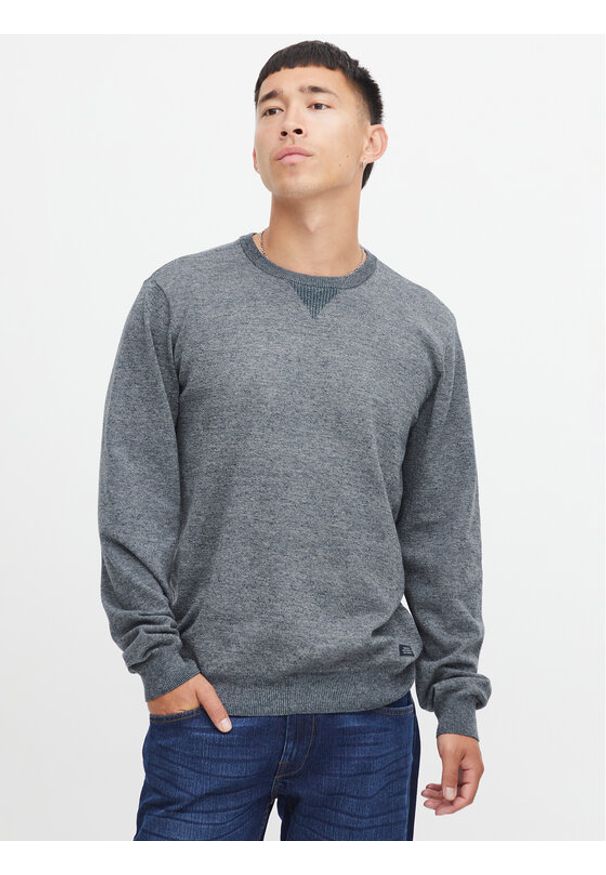 Blend Sweter 20715850 Granatowy Regular Fit. Kolor: niebieski. Materiał: syntetyk