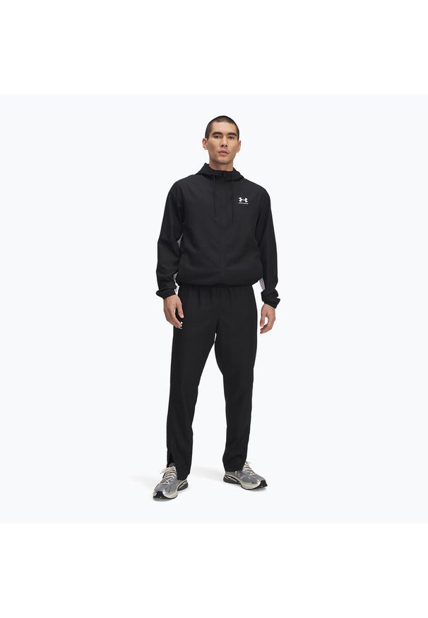 Spodnie męskie Under Armour Rival Woven Windbreaker Pant. Kolor: czarny. Sport: fitness