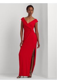 Lauren Ralph Lauren Sukienka wieczorowa 253863940013 Czerwony Slim Fit. Kolor: czerwony. Materiał: syntetyk. Styl: wizytowy #1