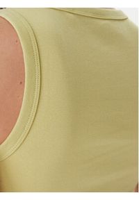 Hugo - HUGO Top Datamia 50514489 Zielony jasny Slim Fit. Kolor: zielony. Materiał: bawełna #5