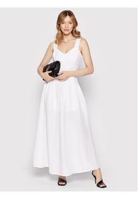 Silvian Heach Sukienka codzienna PGP22129VE Biały Regular Fit. Okazja: na co dzień. Kolor: biały. Materiał: wiskoza. Typ sukienki: proste. Styl: casual #4