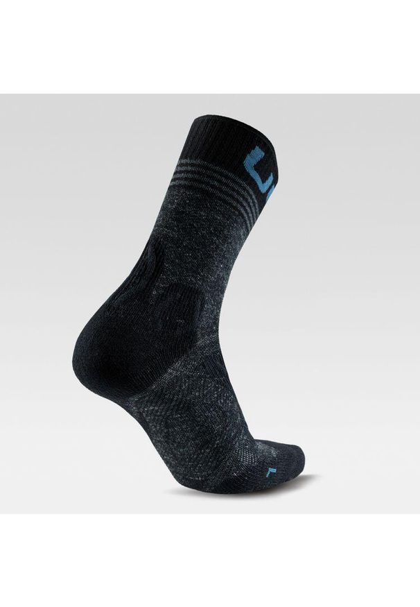 Skarpety merino UYN Trekking One All Season Mid Socks. Kolor: czarny. Sport: turystyka piesza