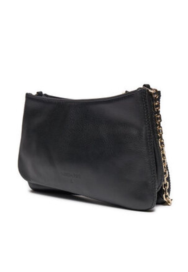 Patrizia Pepe Torebka 2B0103/L133-K103 Czarny. Kolor: czarny. Materiał: skórzane