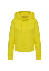 Bluza damska z kapturem Hummel Go 2.0. Typ kołnierza: kaptur. Kolor: żółty. Sport: fitness #1