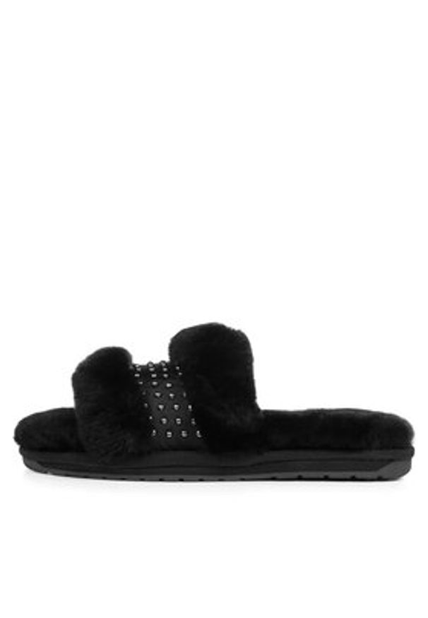EMU Australia Kapcie Ivy W12984 Czarny. Kolor: czarny. Materiał: skóra