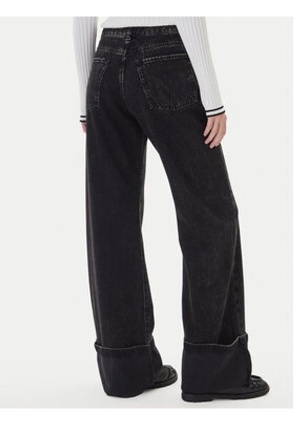 Pinko - PINKO Jeansy Wanda 105541 A2RR Czarny Regular Fit. Kolor: czarny