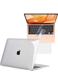 Etui Alogy Etui Alogy Hard Case do Apple MacBook Air 13 M1 2021 Przezroczyste + Nakładka na klawiaturę #1