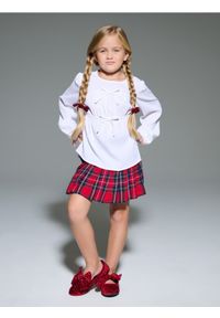 Sinsay - Elegancka bluzka z bufkami - biały. Kolor: biały. Styl: elegancki #1