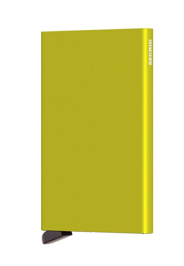 Secrid - Portfel. Kolor: żółty. Materiał: materiał