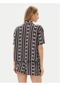 Volcom Koszula Sun Stunner B0412500 Czarny Boxy Fit. Kolor: czarny. Materiał: wiskoza #4