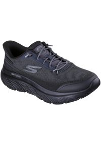 skechers - Adidasy Skechers Go Walk Max Cushioning Hyper, Mężczyźni. Kolor: czarny. Materiał: materiał. Sport: fitness