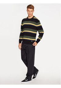 Vans Bluza Tacuba Stripe Crew Sweater VN000F50CM31 Czarny Regular Fit. Kolor: czarny. Materiał: bawełna #2