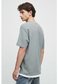 medicine - Medicine t-shirt bawełniany kolor niebieski gładki. Kolor: niebieski. Materiał: bawełna. Długość rękawa: krótki rękaw. Długość: krótkie. Wzór: gładki. Styl: klasyczny #2