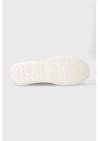 Calvin Klein tenisówki skórzane LOW TOP LACE UP męskie kolor czarny HM0HM01177. Nosek buta: okrągły. Kolor: czarny. Materiał: skóra #4