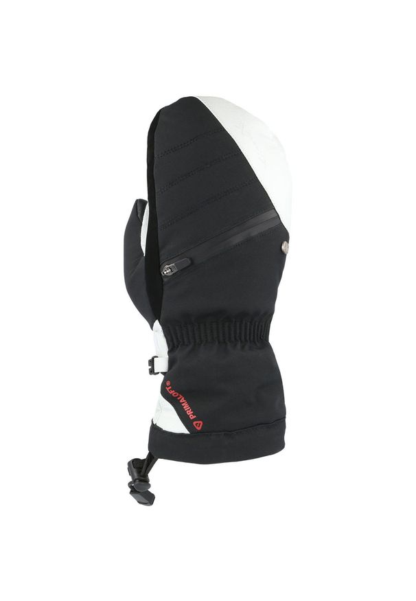 Rękawiczki narciarskie i snowboardowe damskie KINETIXX Alina Mitt white/black. Kolor: biały, wielokolorowy, czarny. Sport: snowboard, narciarstwo