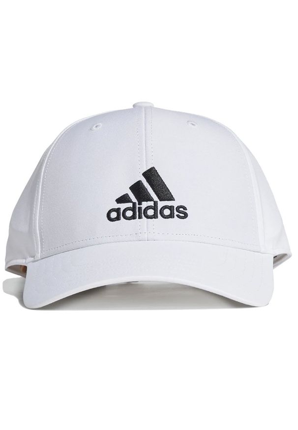 Adidas - adidas Lightweight Embroidered Baseball Cap > GM6260. Materiał: materiał, poliester. Wzór: aplikacja, gładki. Styl: klasyczny