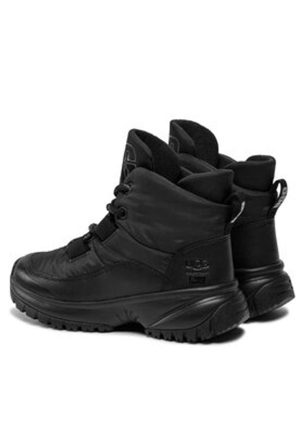 Ugg Śniegowce W Yose Puffer Lace 1143844 Czarny. Kolor: czarny. Materiał: materiał