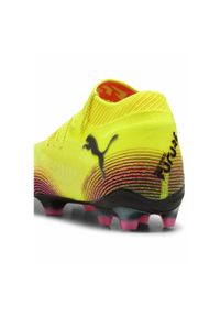 Puma - Buty piłkarskie FUTURE 8 ULTIMATE FG PUMA Yellow Alert Black Sun Struck Pink. Kolor: żółty, wielokolorowy, różowy, czarny. Sport: piłka nożna